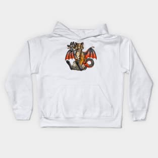 Chimera Cubs: Asian Golden Cat Kids Hoodie